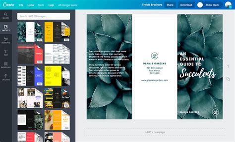 nrl brochure templates|Online Brochure Maker .